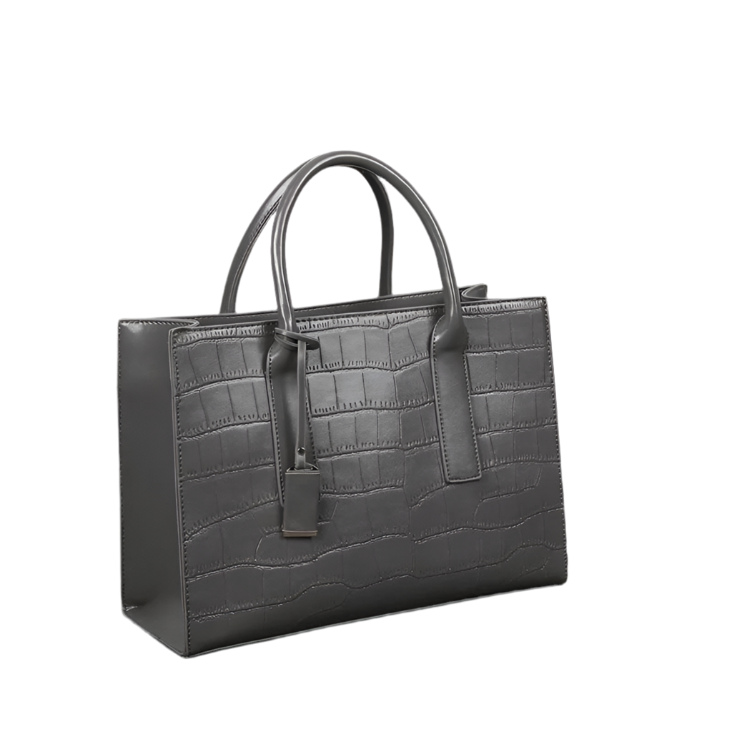 Women fashion large capacity crocodile pattern handbag